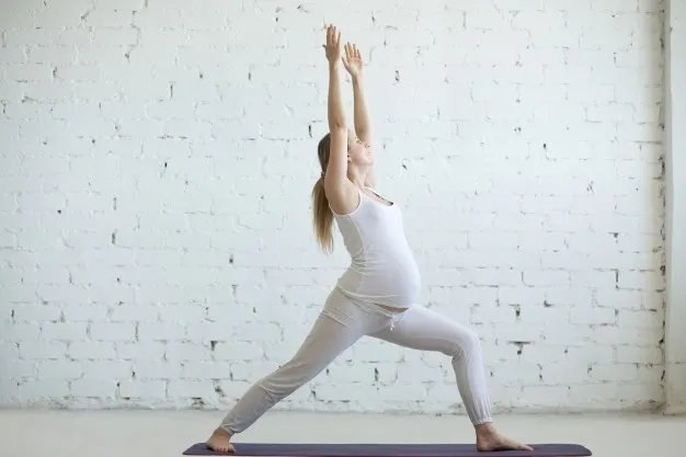 Prenatal Yoga - Warrior I Pose