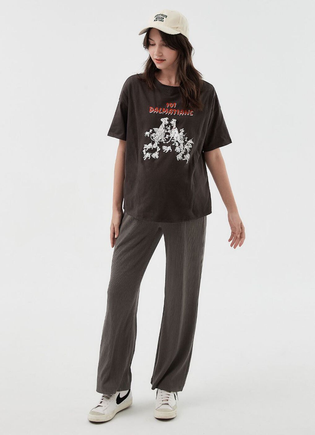 Pleated Maternity Straight Leg Pants, , hi-res image number 5