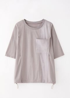 Blend Short Sleeve Maternity & Nursing Top, , hi-res