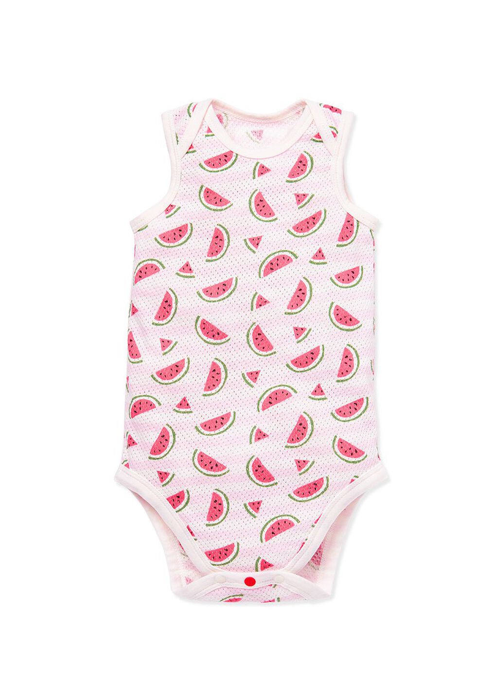 Baby Cotton Mesh Sleeveless Bodysuit 2 Pack, Rose, hi-res image number 2