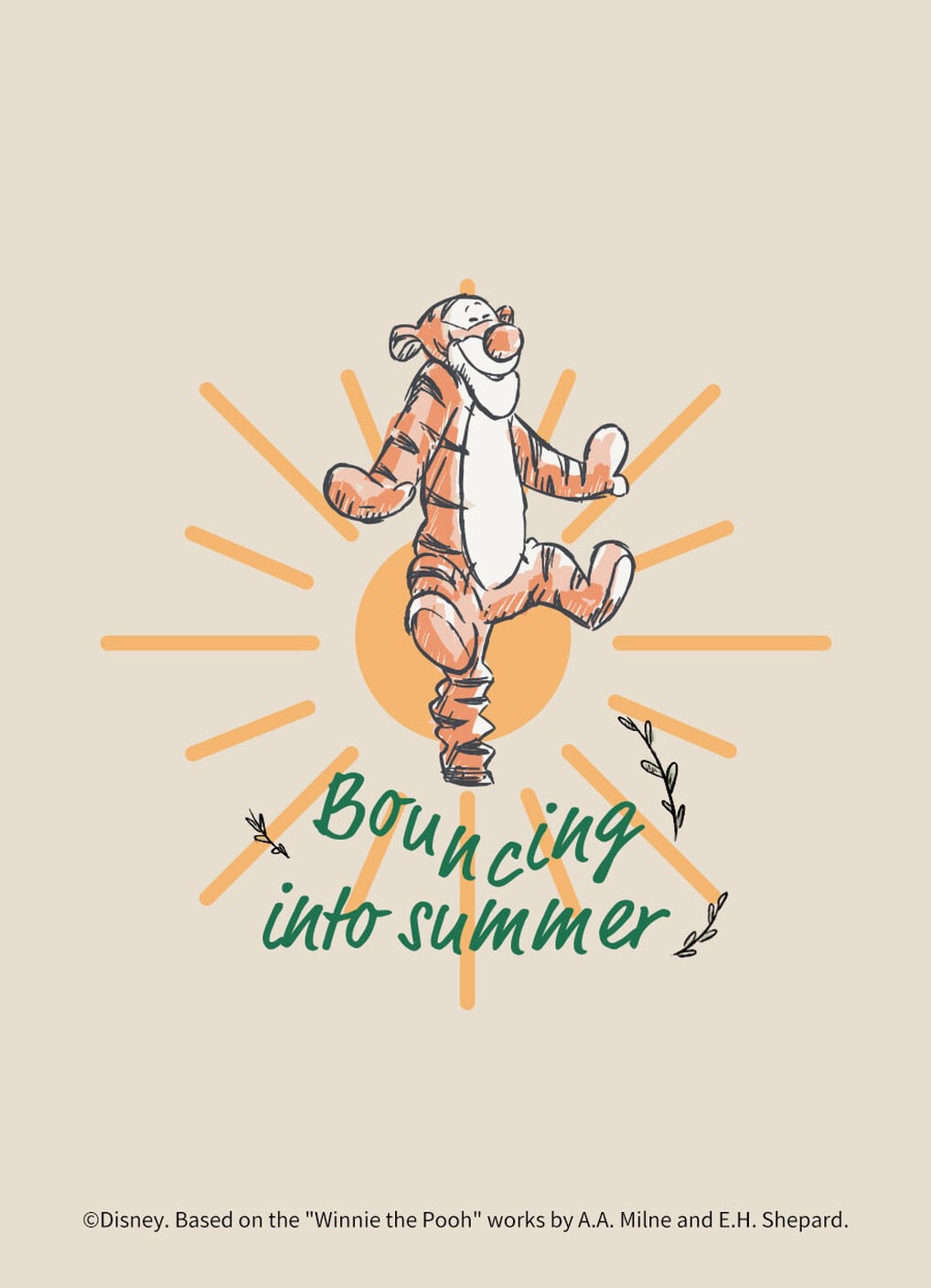 Disney Bouncing Tigger Baby Long Sleeve Jumpsuit, , hi-res image number 1