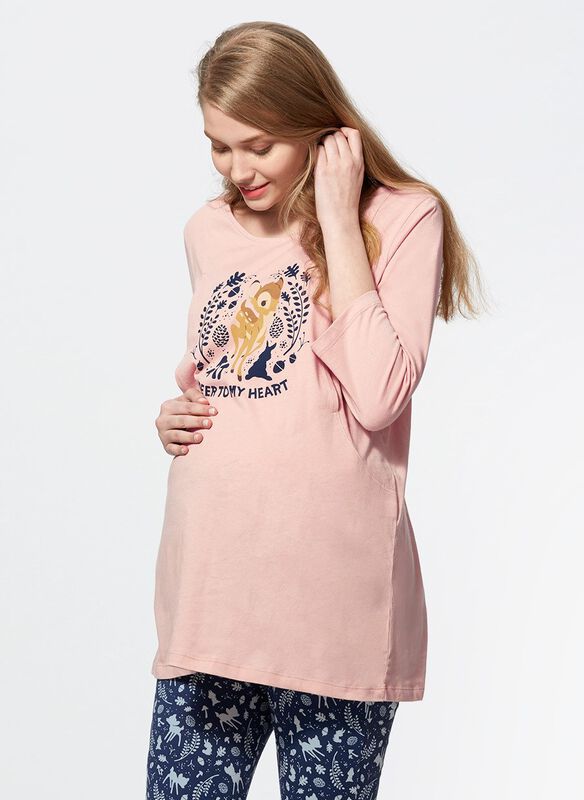 Bambi Maternity & Nursing Pyjama Set