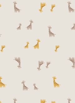 Giraffe Newborn Cotton L/S Bodysuit 2 Pcs Pack, , hi-res