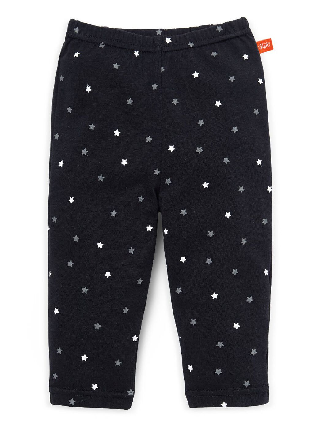Baby Cotton Full-length Leggings, Black, hi-res image number 0