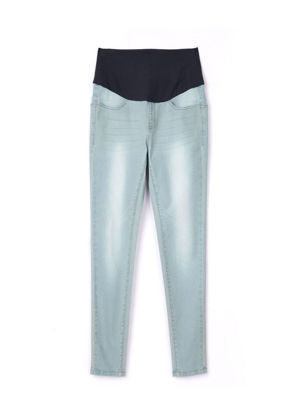 Maternity Stretch Skinny Jeans, Light Blue, hi-res image number 6
