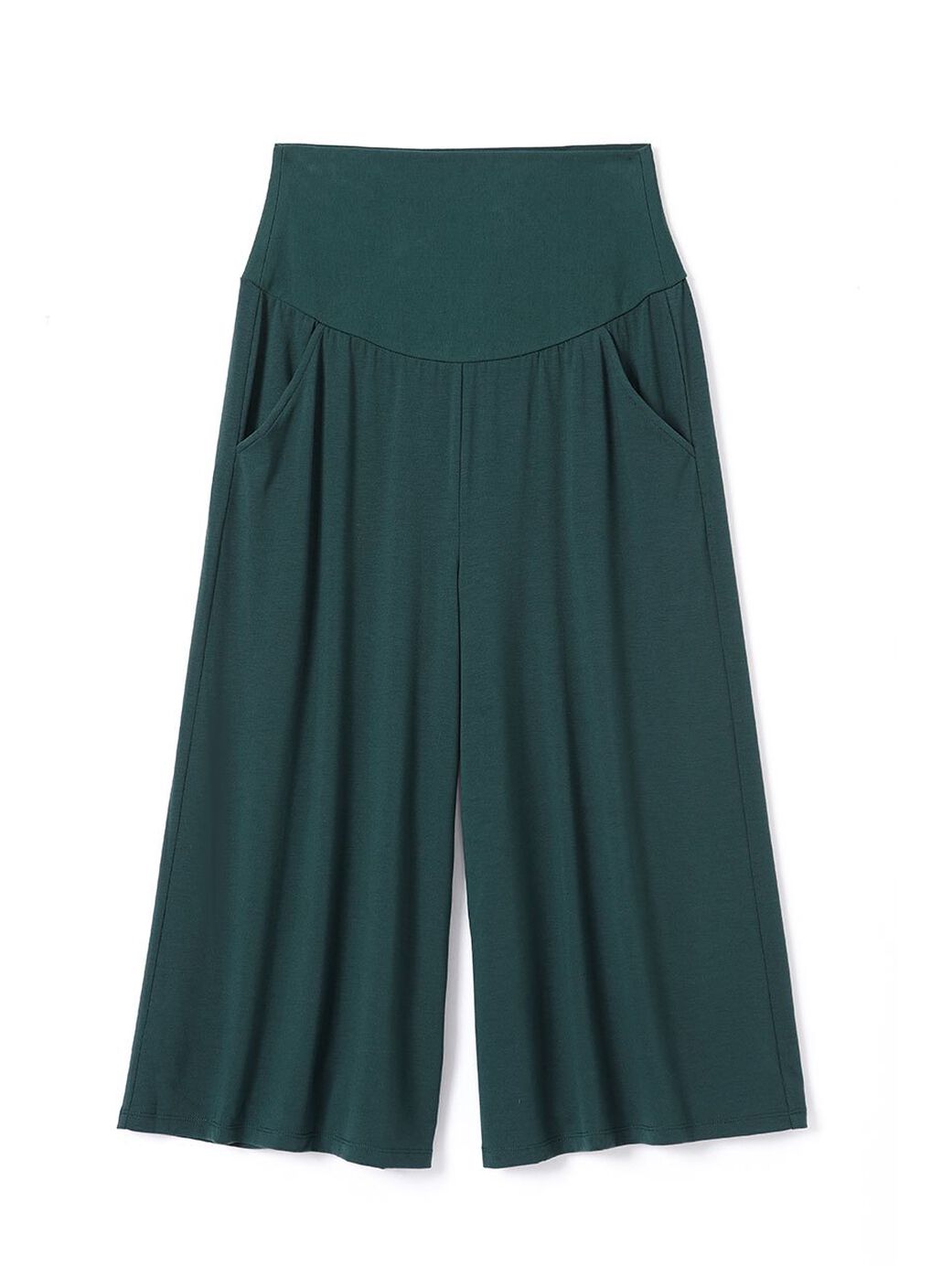 Maternity & Nursing Top Plus Wide Leg Pants Co-Ord Set, Deep Green, hi-res image number 7