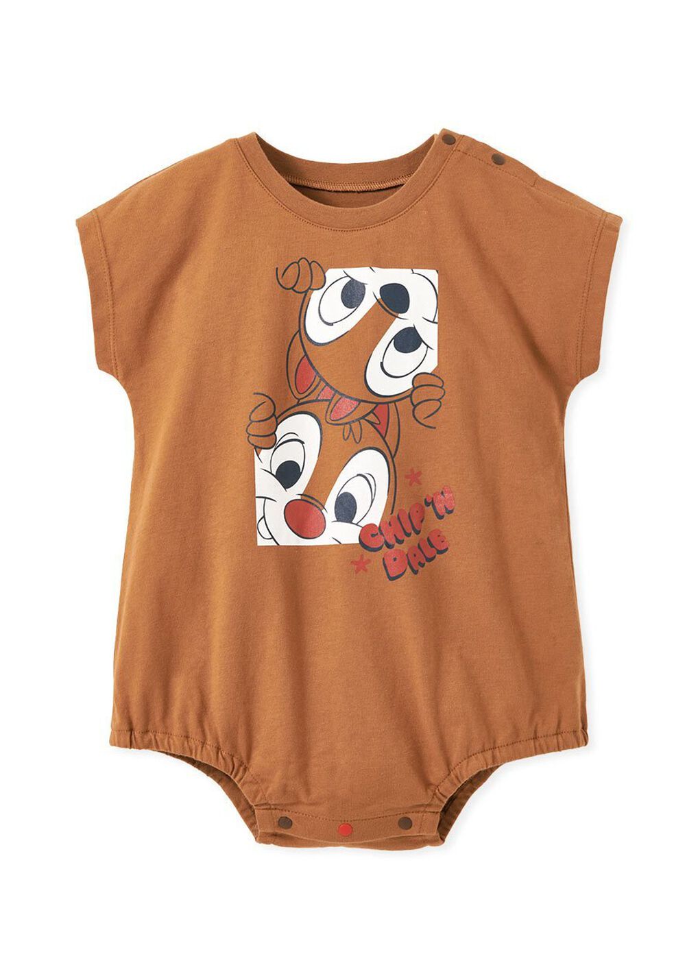 Disney Chipmunk Twins Baby Cotton Short Sleeve Romper, , hi-res image number 0