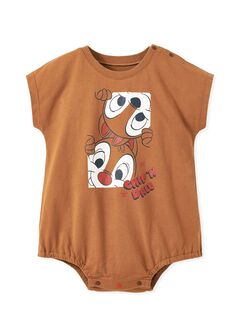 Disney Chipmunk Twins Baby Cotton Short Sleeve Romper, , hi-res