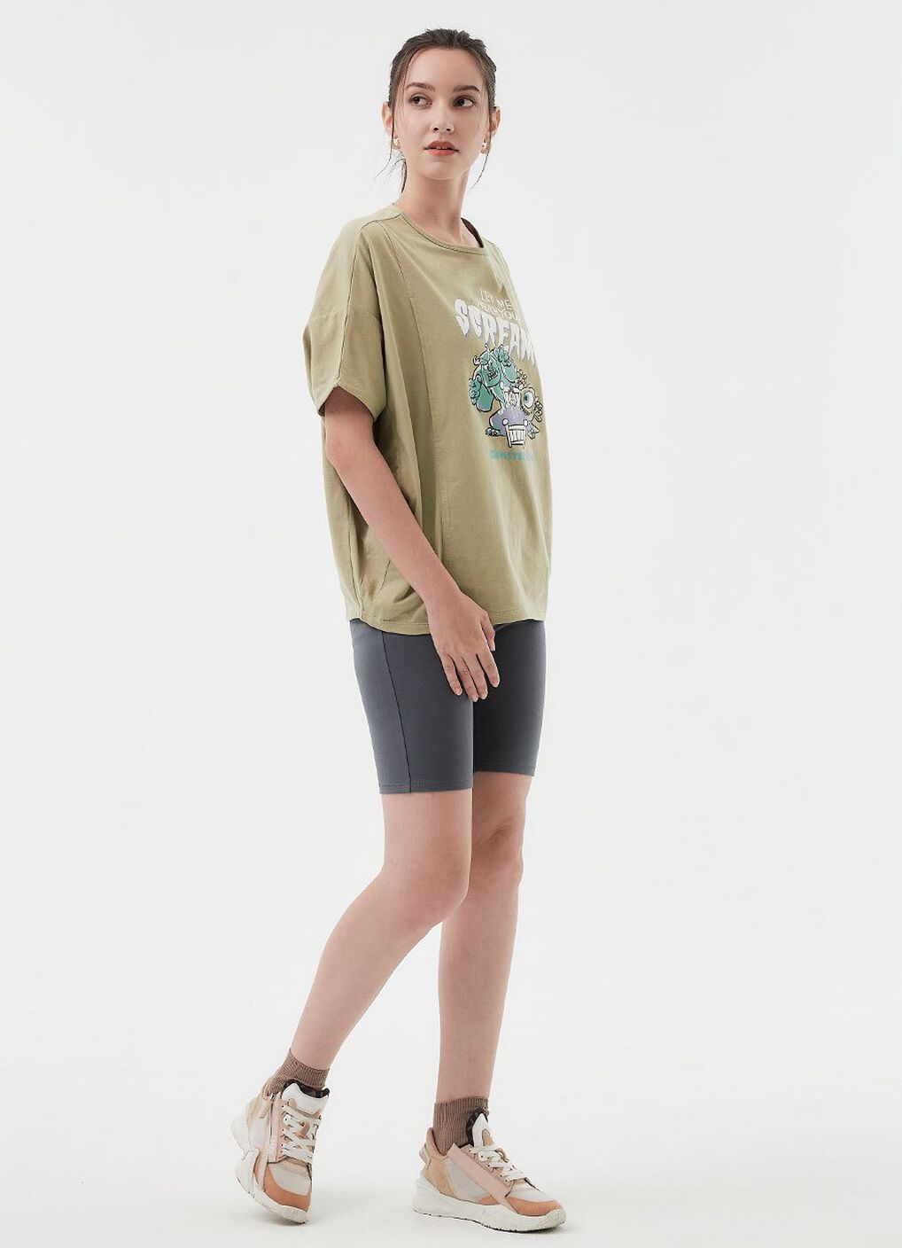 Disney Monsters, Inc. Maternity & Nursing Tee, , hi-res image number 3
