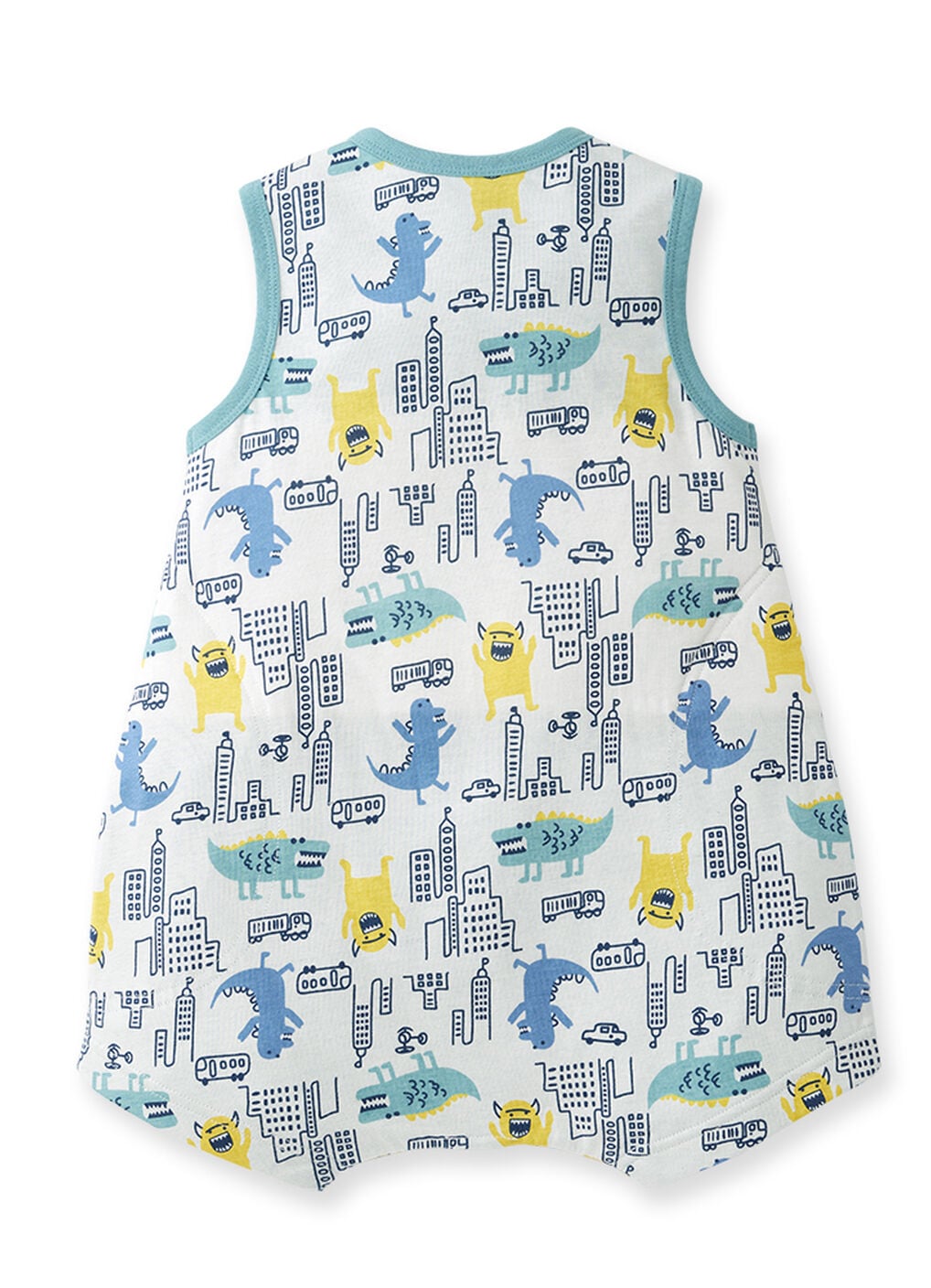Lightweight Optimum Temp. Sleep Suit-Monster War, , hi-res image number 1