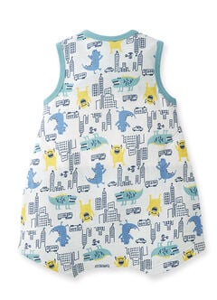 Lightweight Optimum Temp. Sleep Suit-Monster War, , hi-res
