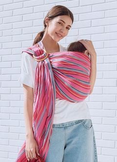 Chibi Maruko Chan Baby Ring Sling, Red, hi-res