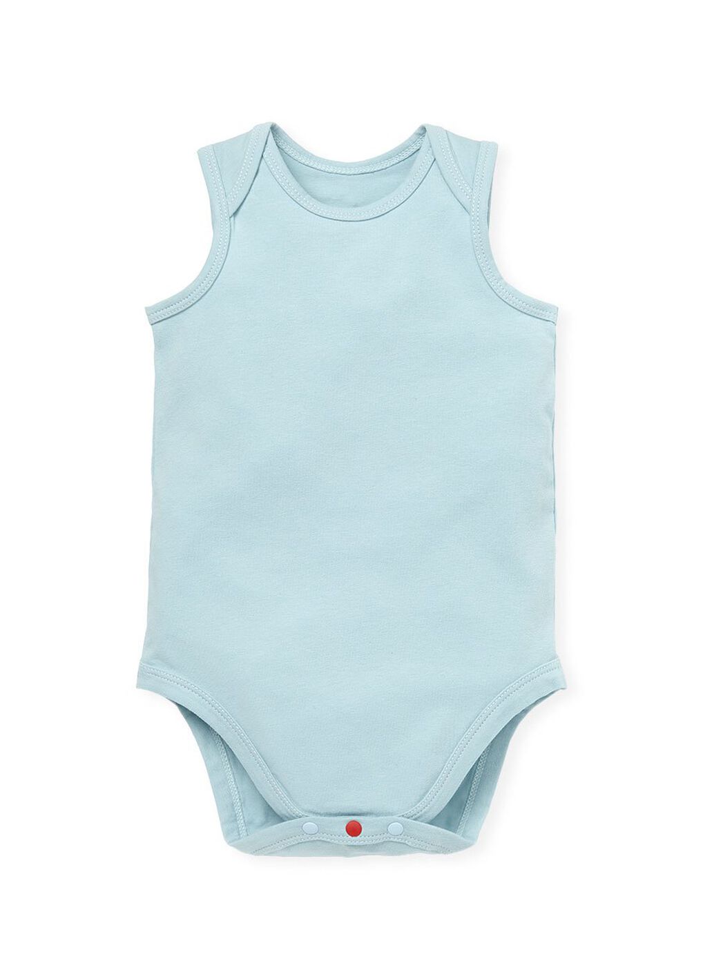 Baby Cotton Sleeveless Bodysuit 2 Pack, Sage Green, hi-res image number 2