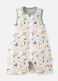 Lightweight Optimum Temp. Sleep Suit-Jungle Bumper Car, , hi-res