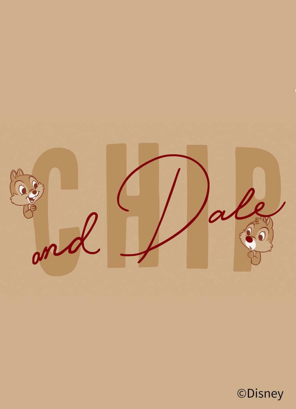 Disney Chip & Dale Maternity & Nursing Long Top, Khaki, hi-res image number 6