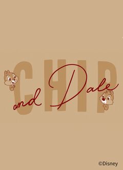 Disney Chip & Dale Maternity & Nursing Long Top, Khaki, hi-res