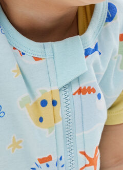 Lightweight Optimum Temp. Sleep Suit-Sea World, , hi-res