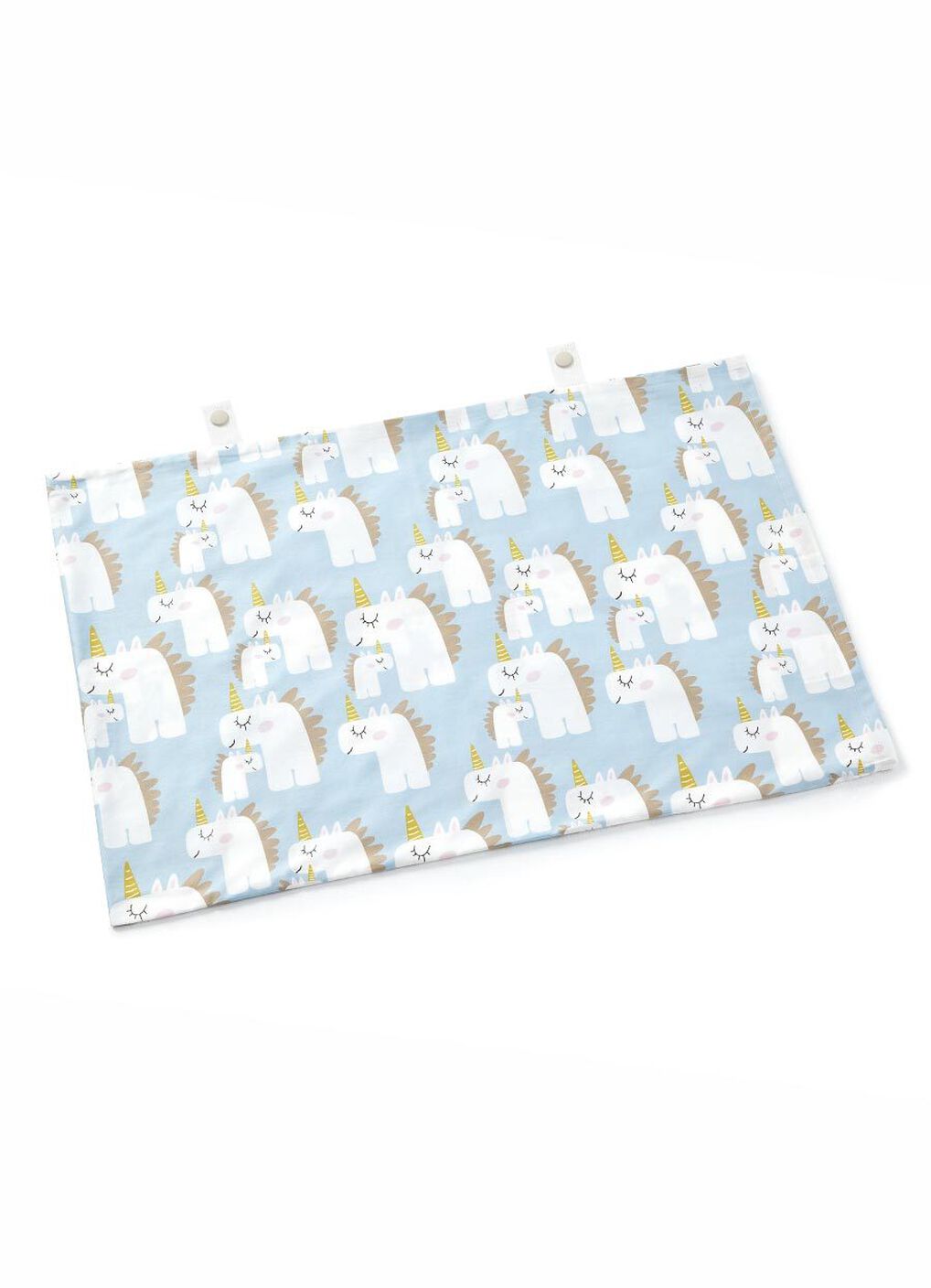 Optimum Temp. Antibacterial Summer Quilt (Unicorn), Blue Grey, hi-res image number 2