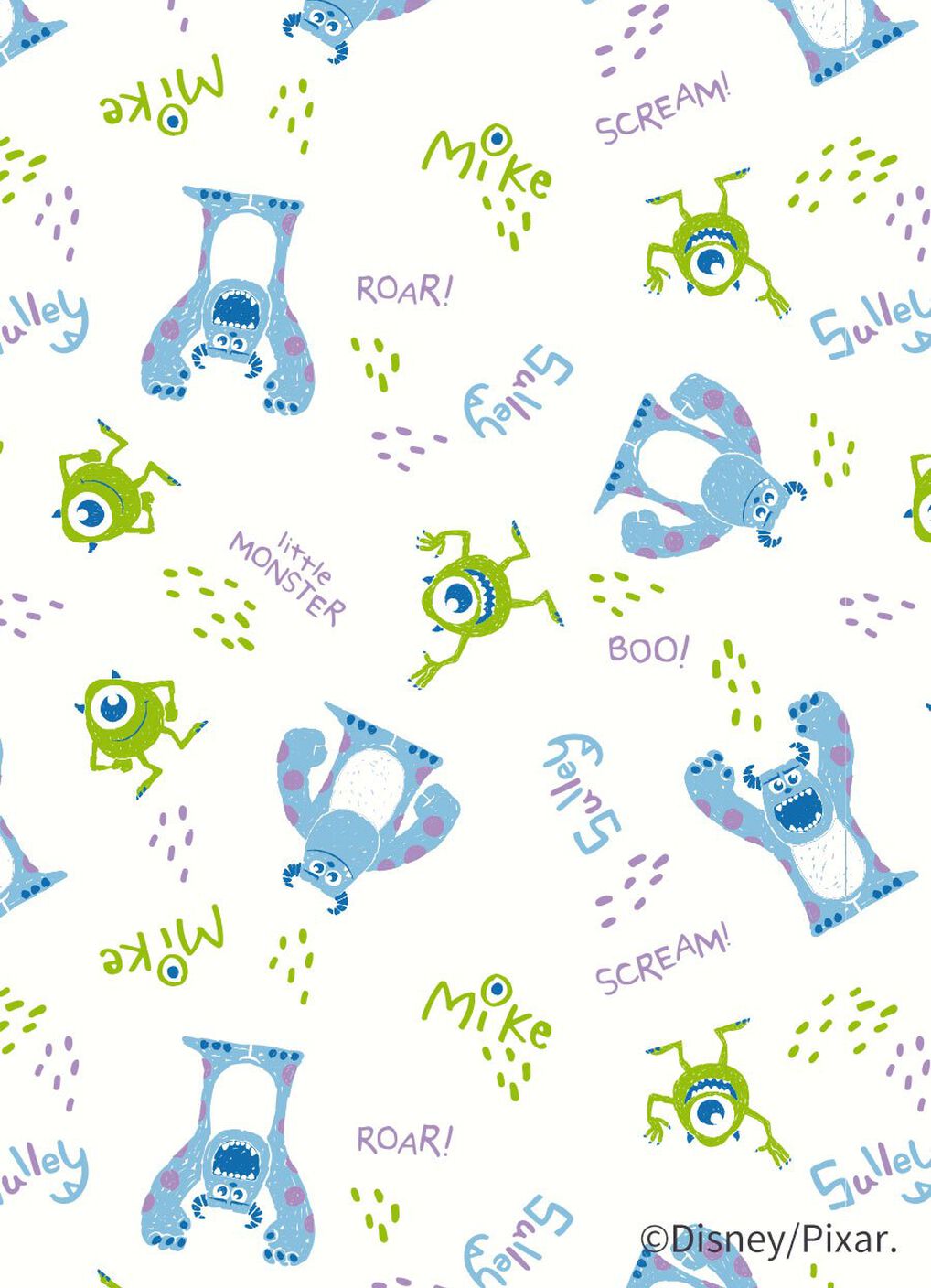 Disney Monsters University Newborn Cotton L/S Bodysuit 2 Pcs Pack, , hi-res image number 3