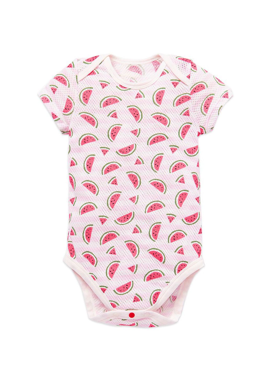 Baby Cotton Mesh Short Sleeve Bodysuit 2 Pack, Rose, hi-res image number 2
