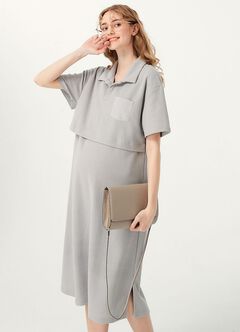 Waffle M&N Polo Dress, , hi-res