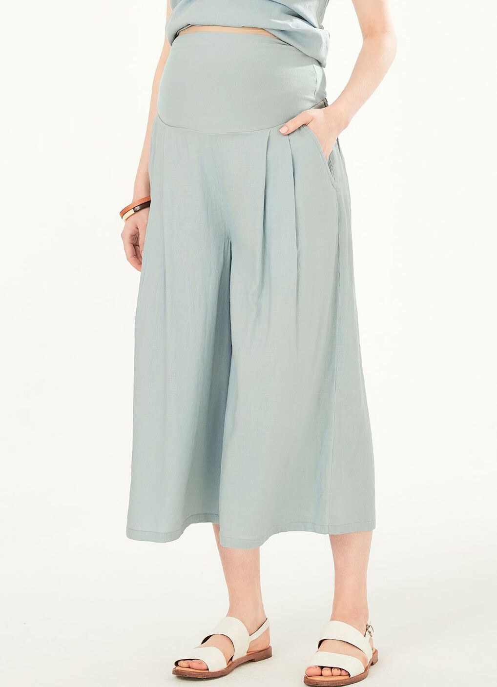Drapey Maternity Wide Leg Pants, , hi-res image number 1