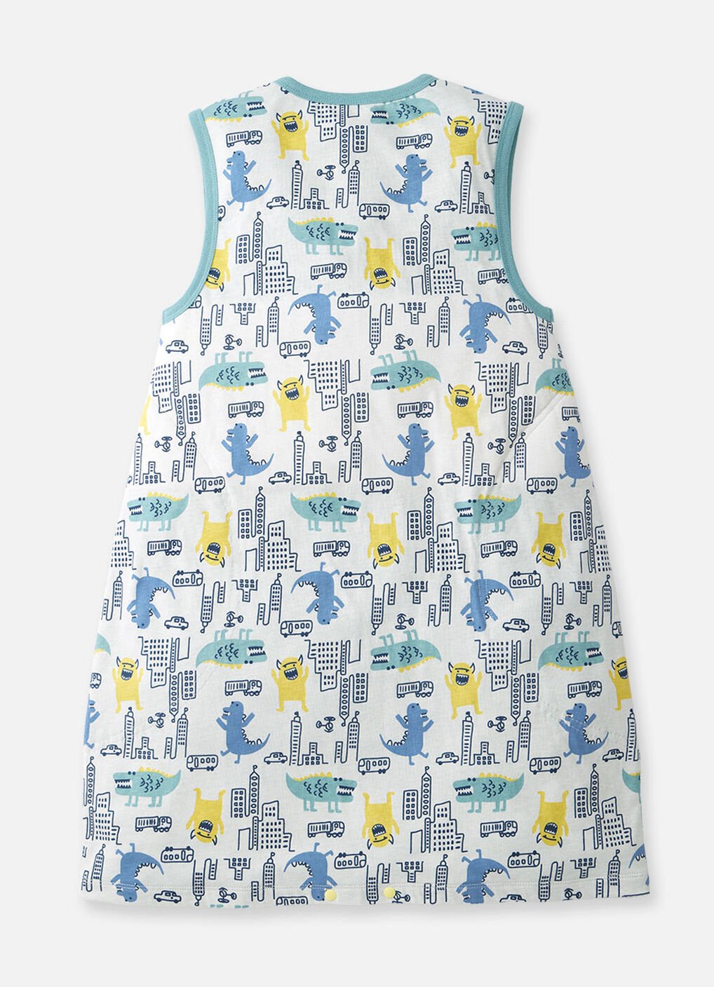 Lightweight Optimum Temp. Sleep Suit-Monster War, , hi-res image number 1