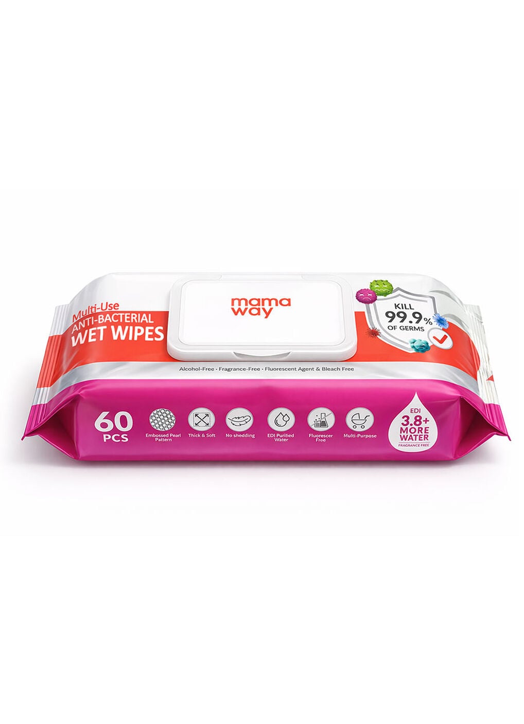 Multi-Use Anti-Bacterial Wet Wipes (3 packs per set), , hi-res image number 4