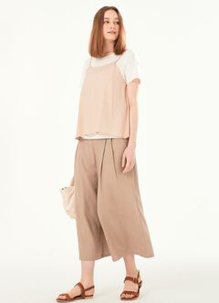 2 in 1 Maternity & Nursing Spliced Top, Coral, hi-res