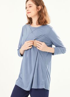 Sweet Dreams Maternity & Nursing Pyjama Set, Periwinkle, hi-res
