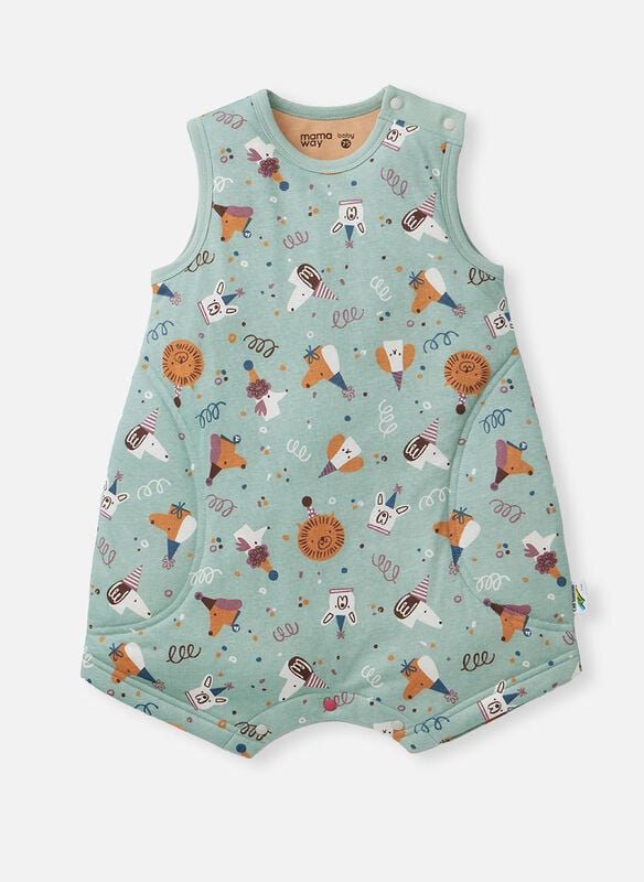 Lightweight Optimum Temp. Sleep Suit-Doggie Party