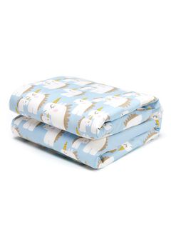 Optimum Temp. Antibacterial All Seasons Single Quilt Set Unicorn, Blue Grey, hi-res