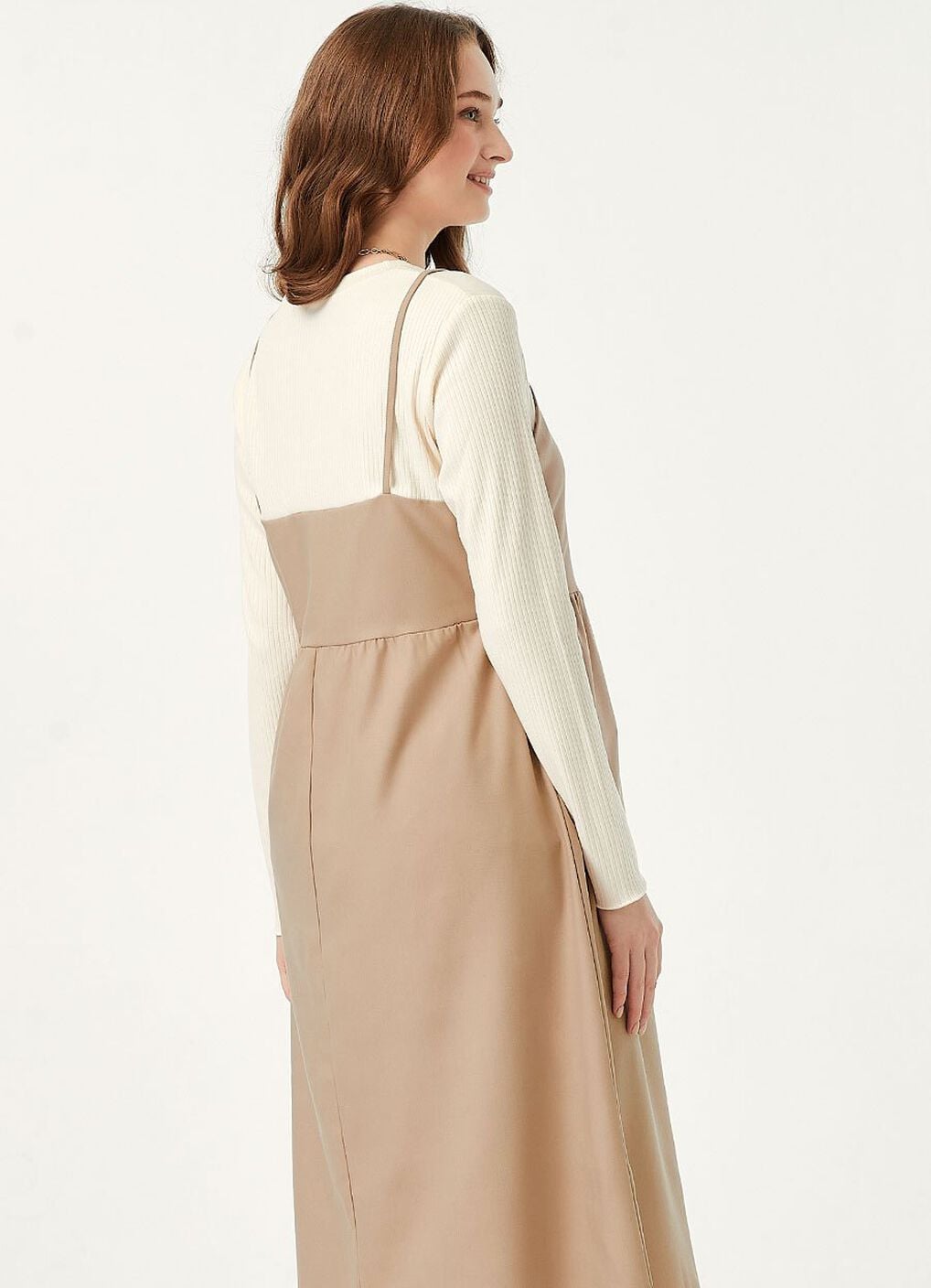 Button-Front Maternity & Nursing Dress, , hi-res image number 4