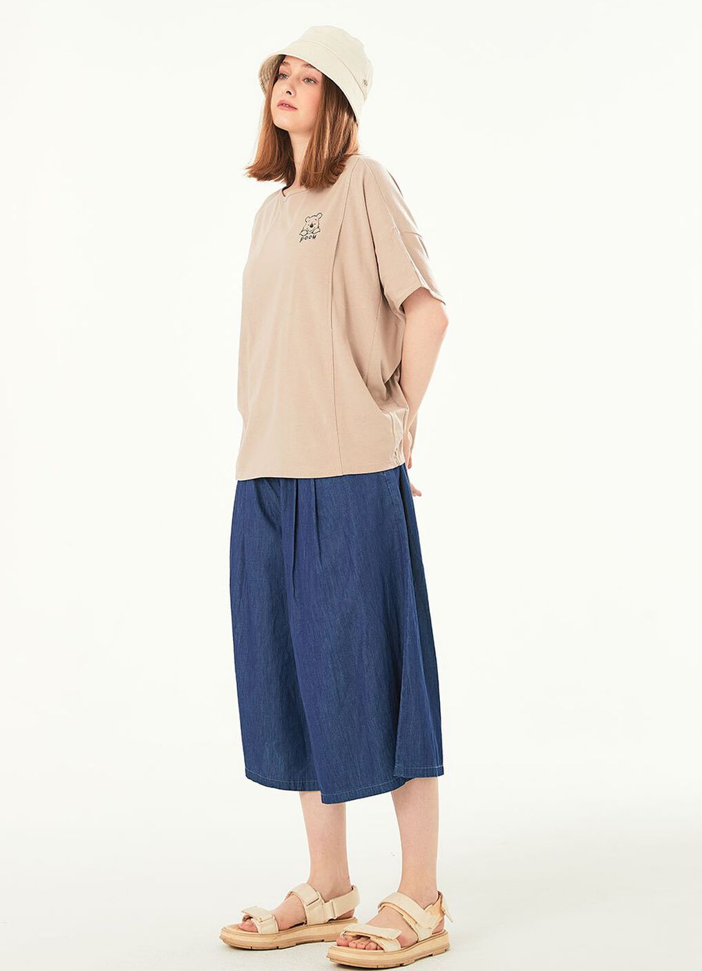 Disney Winnie The Pooh Maternity & Nursing Top, Khaki, hi-res image number 5