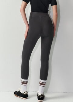 Ultra-Stretch Maternity Leggings, Charcoal, hi-res