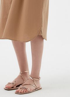 Cotton Maternity & Nursing Shirt Dress, Camel, hi-res