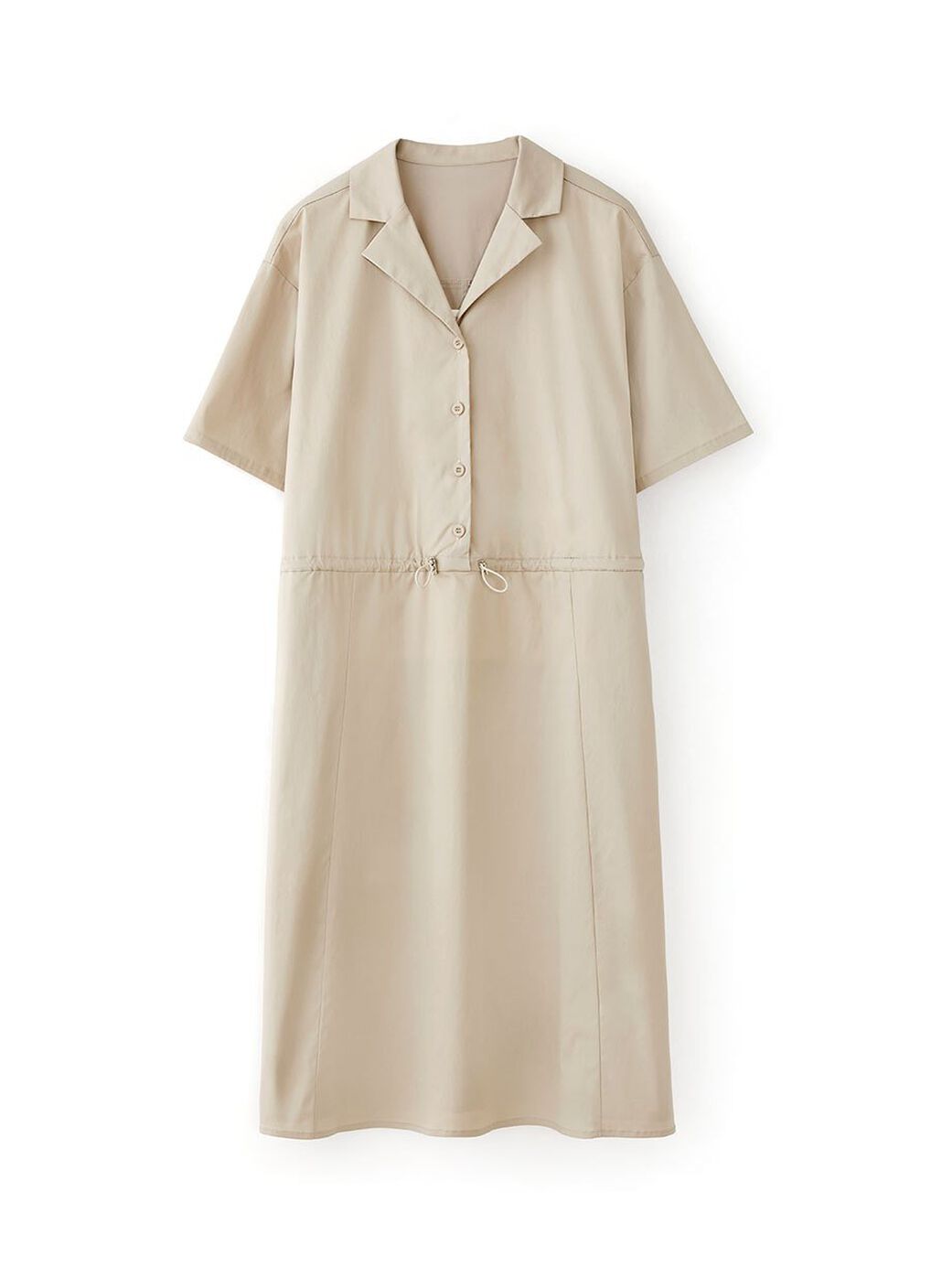 Collared Tie Waist Maternity & Nursing Short Sleeve Dress, , hi-res image number 5
