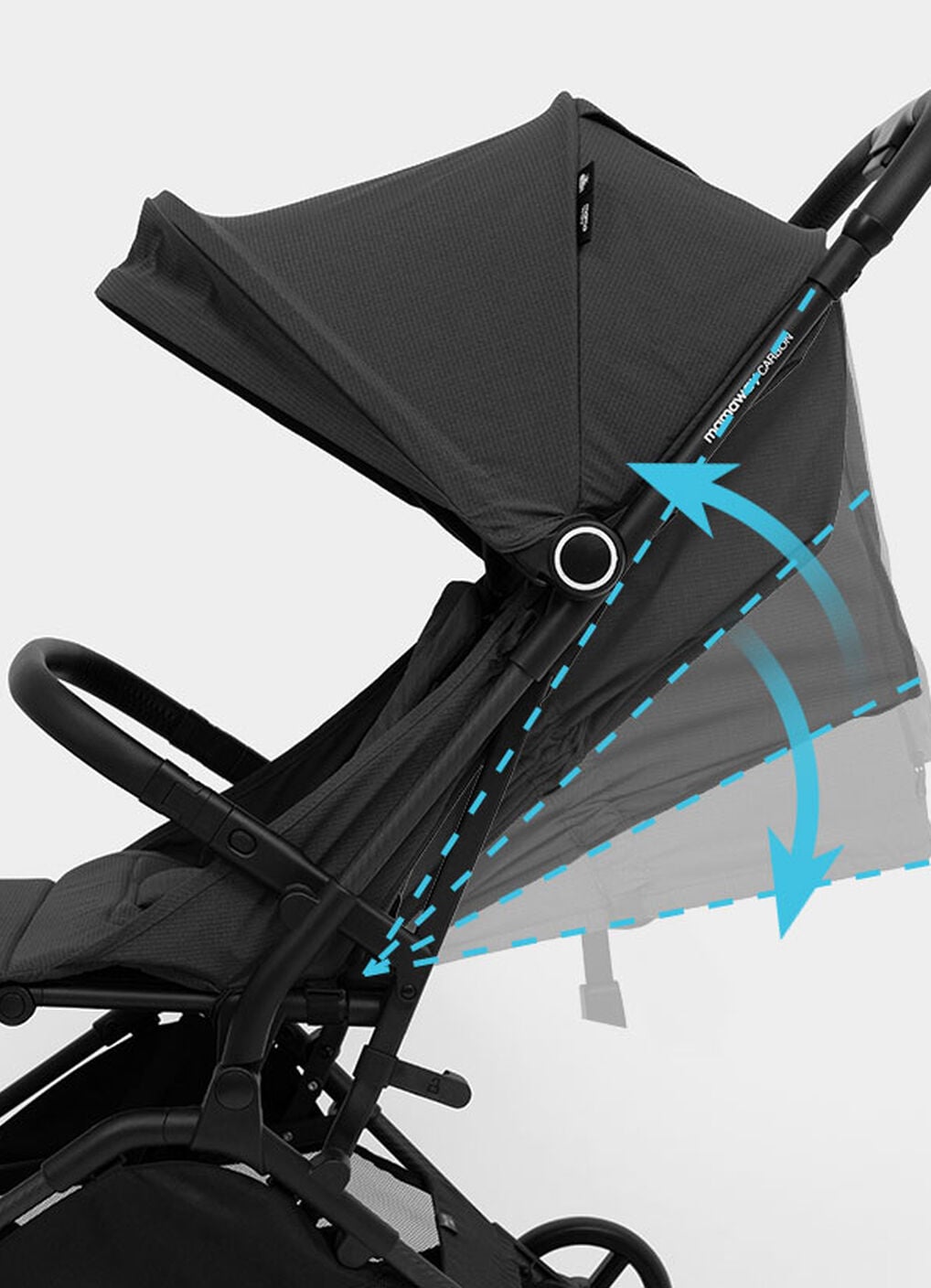 Lightweight Carbon-Fiber Stroller, Matcha Green, hi-res image number 2