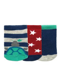 Newborn Socks-Animal(3pcs), , hi-res