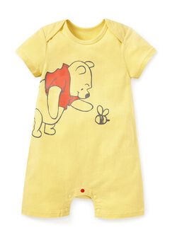 Disney Winnie The Pooh Baby Cotton S/S Romper, , hi-res