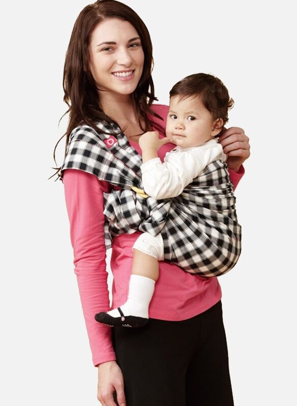 Gingham Chunky Baby Ring Sling