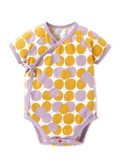 Taro Ball Newborn Cotton S/S Bodysuit 2 Pcs Pack, , hi-res