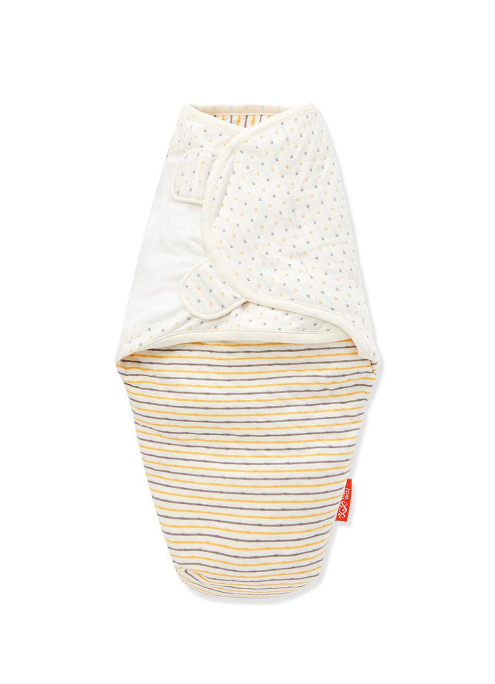 Antibacterial Newborn Cocoon Swaddle, Yellow, hi-res image number 0