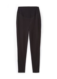 Maternity Yoga Pants, Black, hi-res