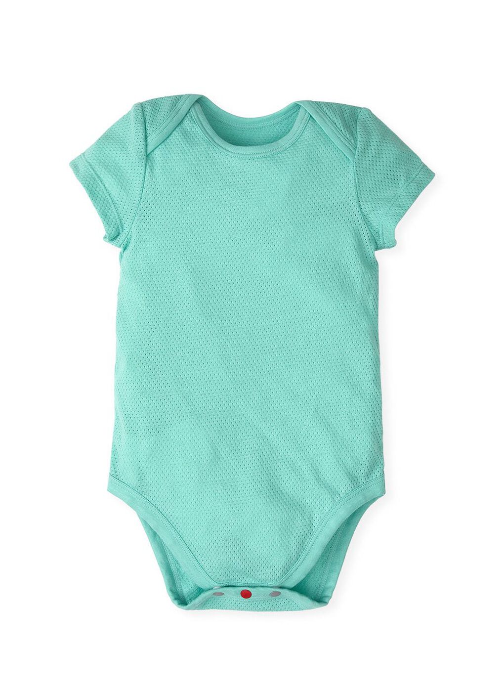Baby Cotton Mesh Short Sleeve Bodysuit 2 Pack, Sage Green, hi-res image number 3