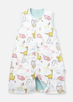 Lightweight Optimum Temp. Sleep Suit- Dinosaur, , hi-res