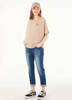 Disney Winnie The Pooh Maternity & Nursing Top, Khaki, hi-res