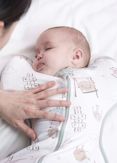 Newborn Swaddle-Happy Dango, , hi-res