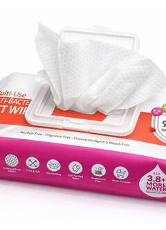 Multi-Use Anti-Bacterial Wet Wipes (3 packs per set), , hi-res