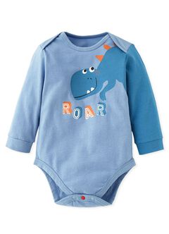 Dinosaur Soar Baby Cotton L/S Bodysuit, , hi-res